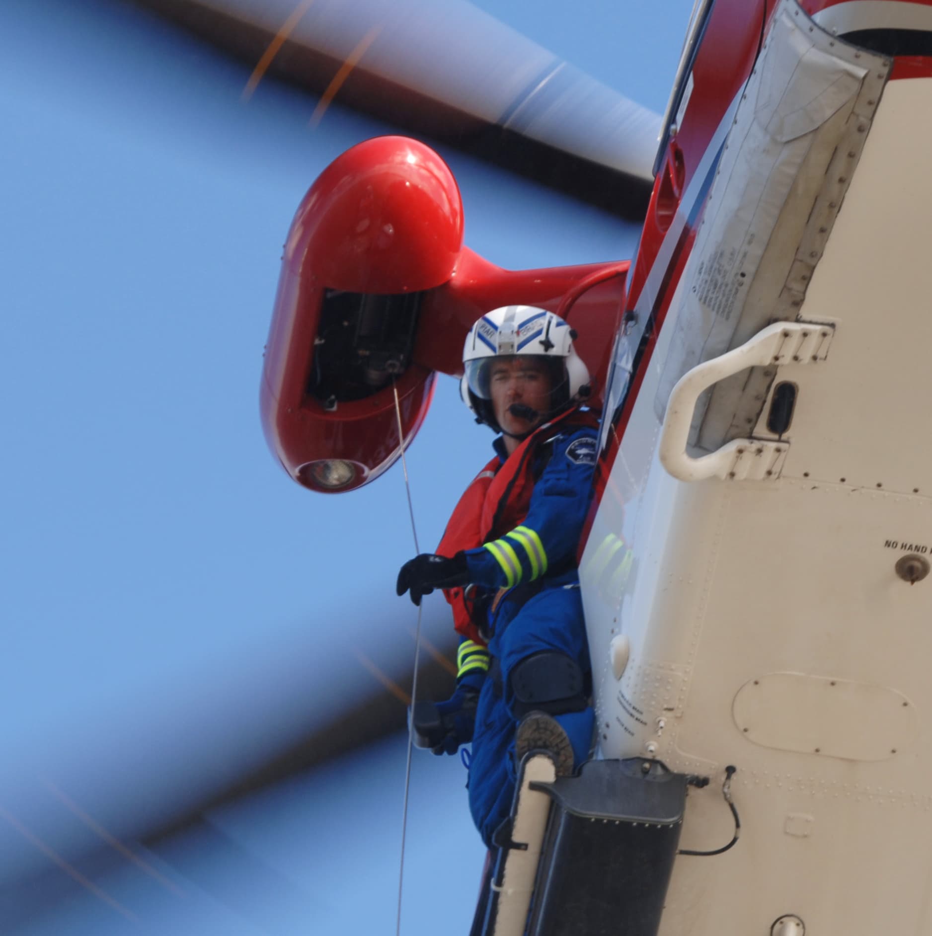 P1AR founder Brad Matheson with AW139